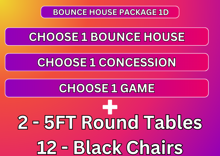 Bounce House Party Package 1D