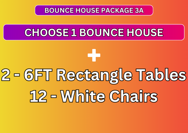 Bounce House Party Package 3A