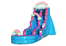 19' Rainbow Splash Water Slide