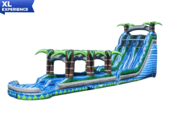 22' Tropical Mega Water Run Water Slide