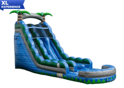 22' Tropical Dual Lane Water Slide